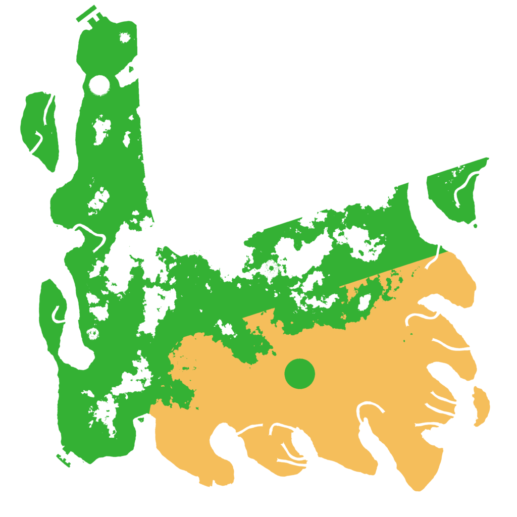 Biome Rust Map: Procedural Map, Size: 4500, Seed: 415889756