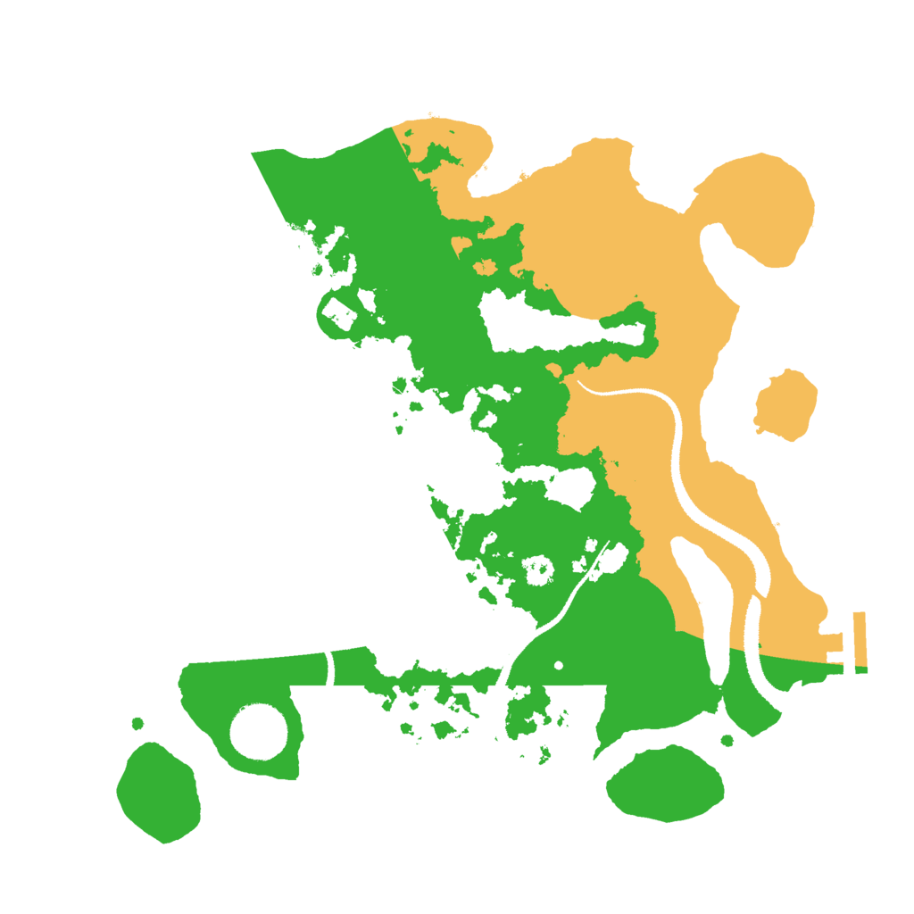Biome Rust Map: Procedural Map, Size: 3000, Seed: 676497176