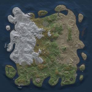 Thumbnail Rust Map: Procedural Map, Size: 4250, Seed: 1794990884, 19 Monuments