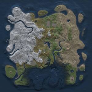 Thumbnail Rust Map: Procedural Map, Size: 4250, Seed: 1794990884, 17 Monuments