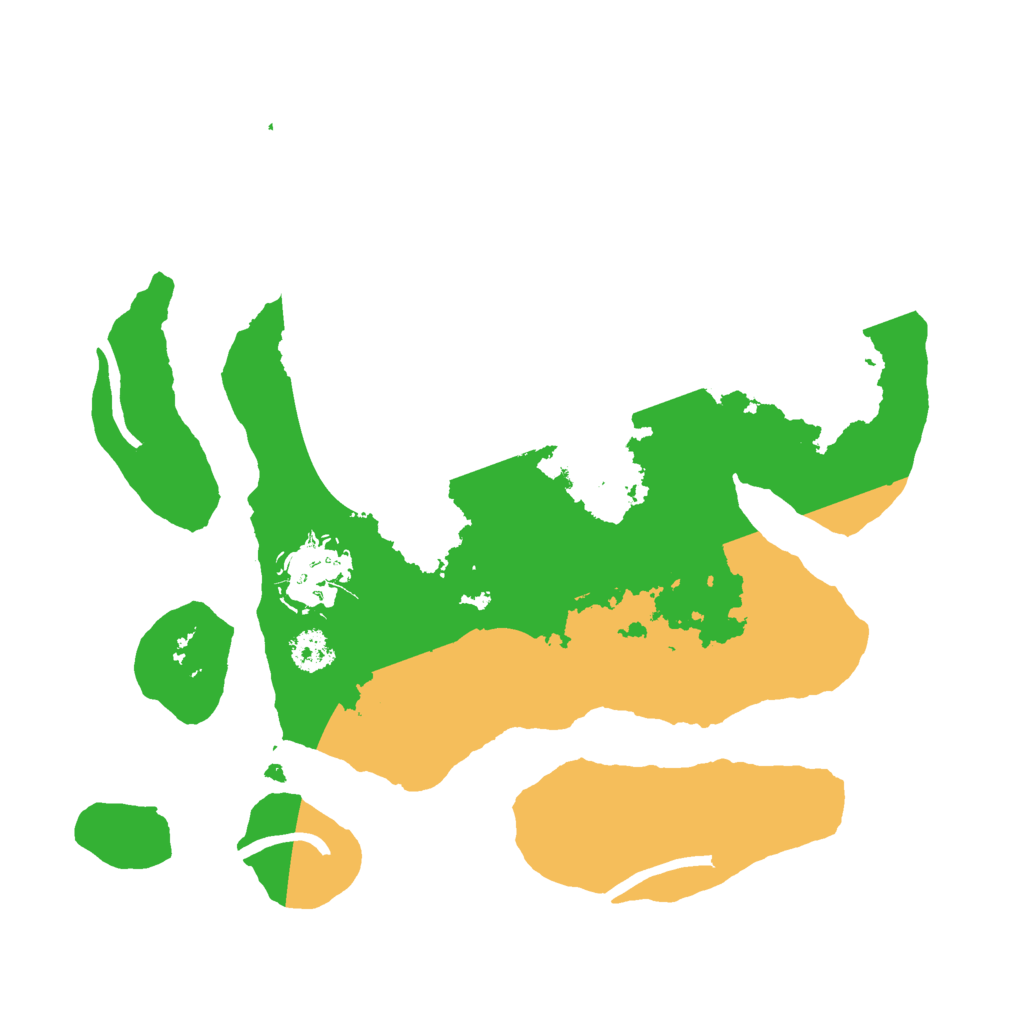 Biome Rust Map: Procedural Map, Size: 2500, Seed: 925719597