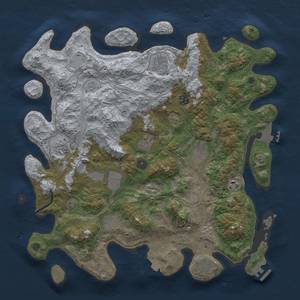 Thumbnail Rust Map: Procedural Map, Size: 4250, Seed: 1032343981, 18 Monuments