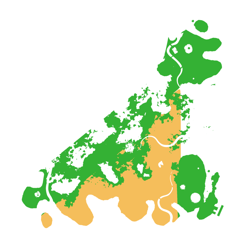 Biome Rust Map: Procedural Map, Size: 4250, Seed: 1032343981