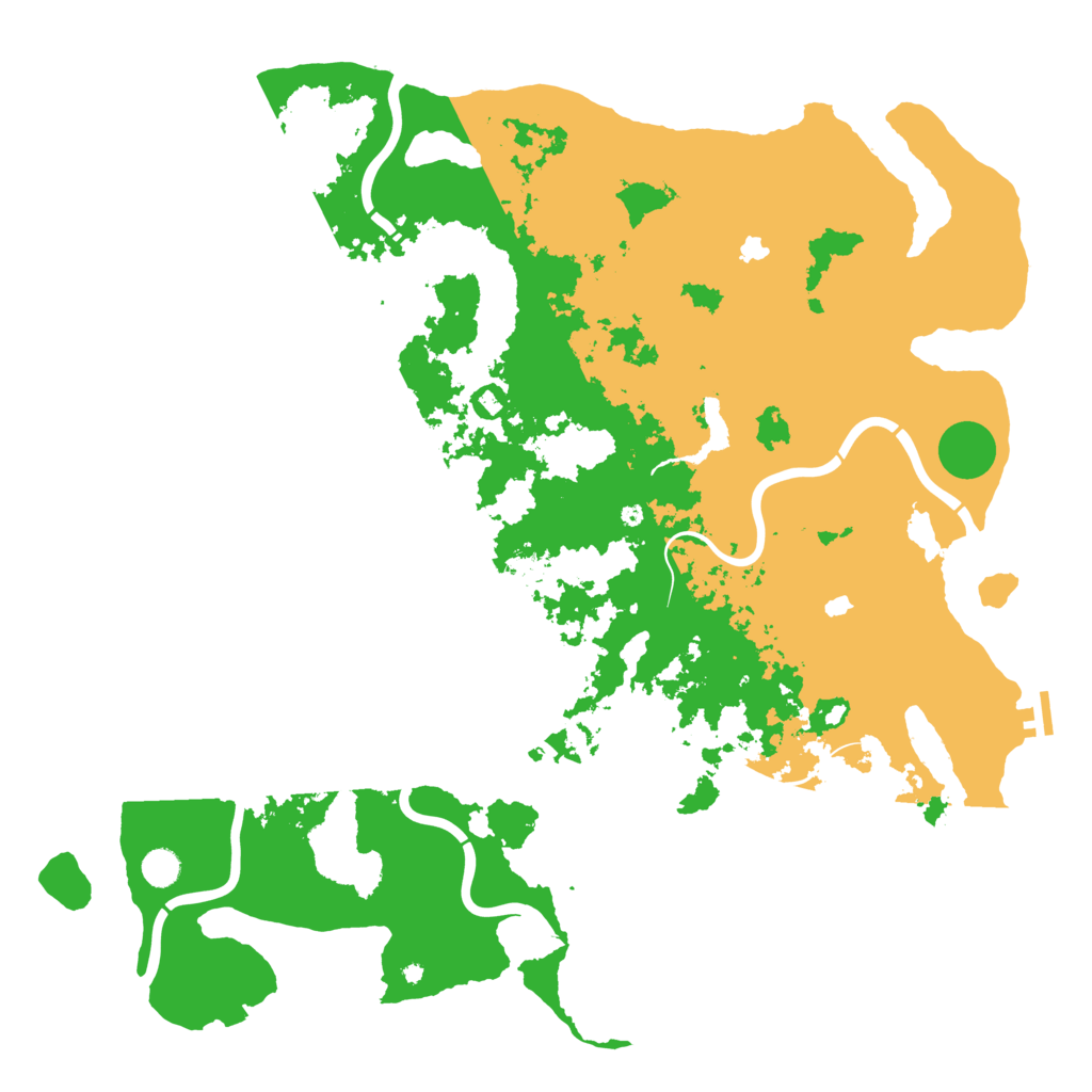 Biome Rust Map: Procedural Map, Size: 5000, Seed: 1542663102