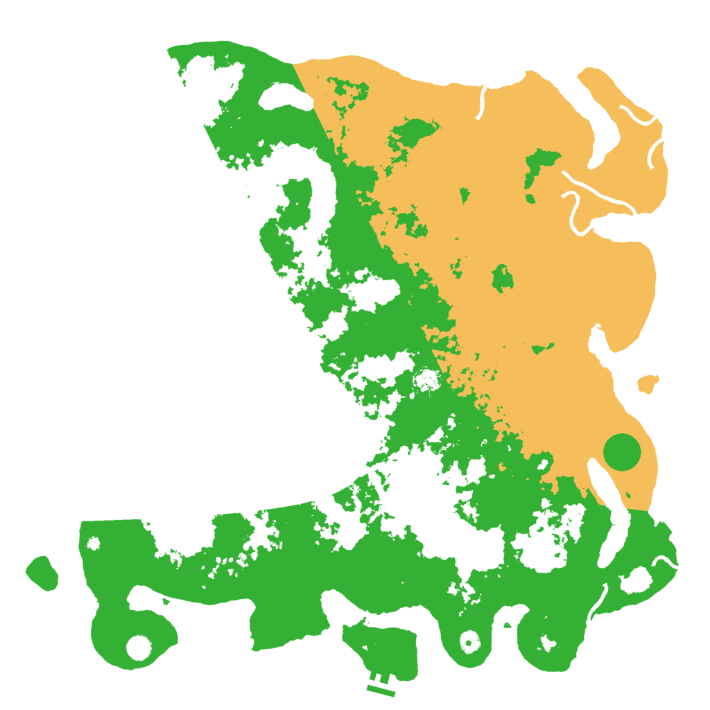 Biome Rust Map: Procedural Map, Size: 5000, Seed: 1542663102