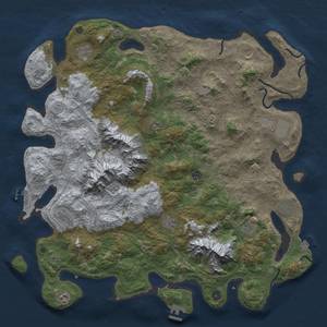 Thumbnail Rust Map: Procedural Map, Size: 5000, Seed: 1542663102, 19 Monuments