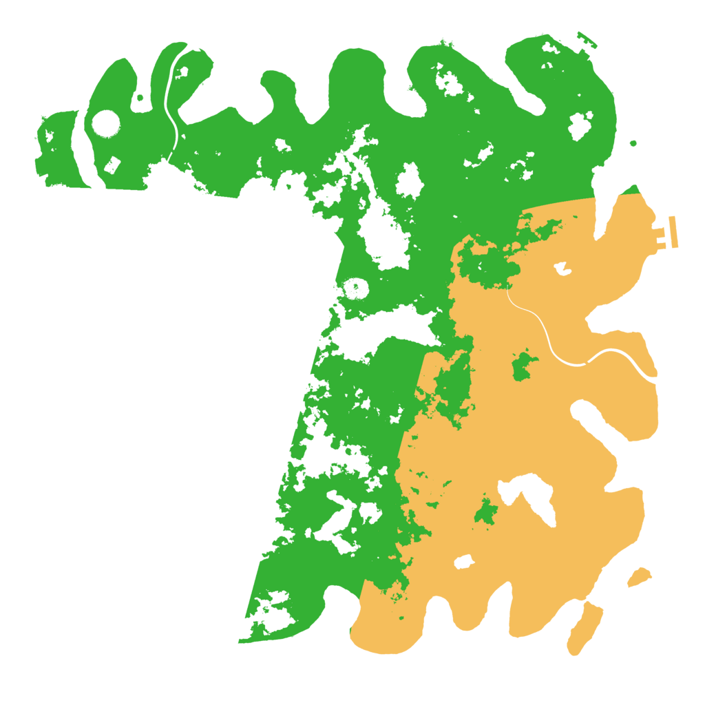 Biome Rust Map: Procedural Map, Size: 4500, Seed: 360