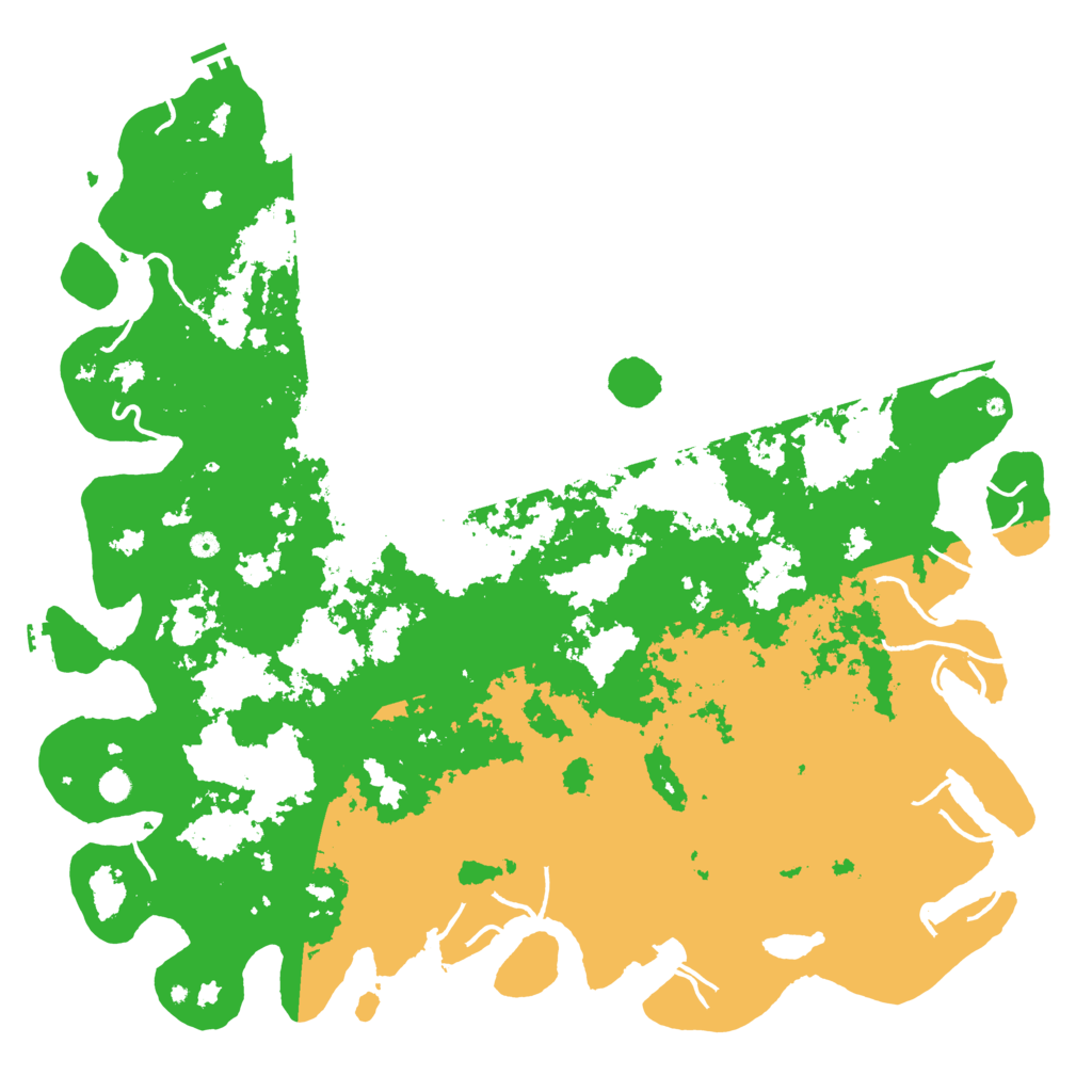 Biome Rust Map: Procedural Map, Size: 6000, Seed: 264613