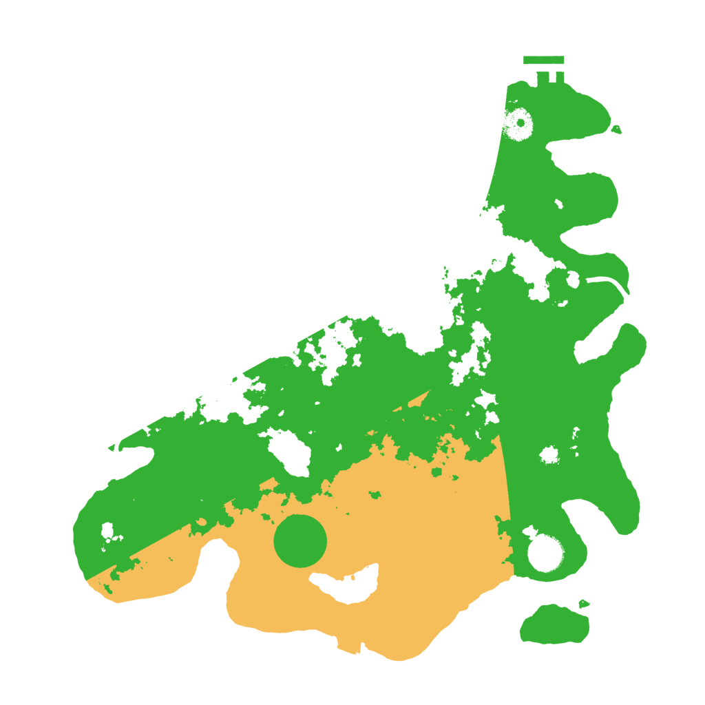 Biome Rust Map: Procedural Map, Size: 3500, Seed: 194756797