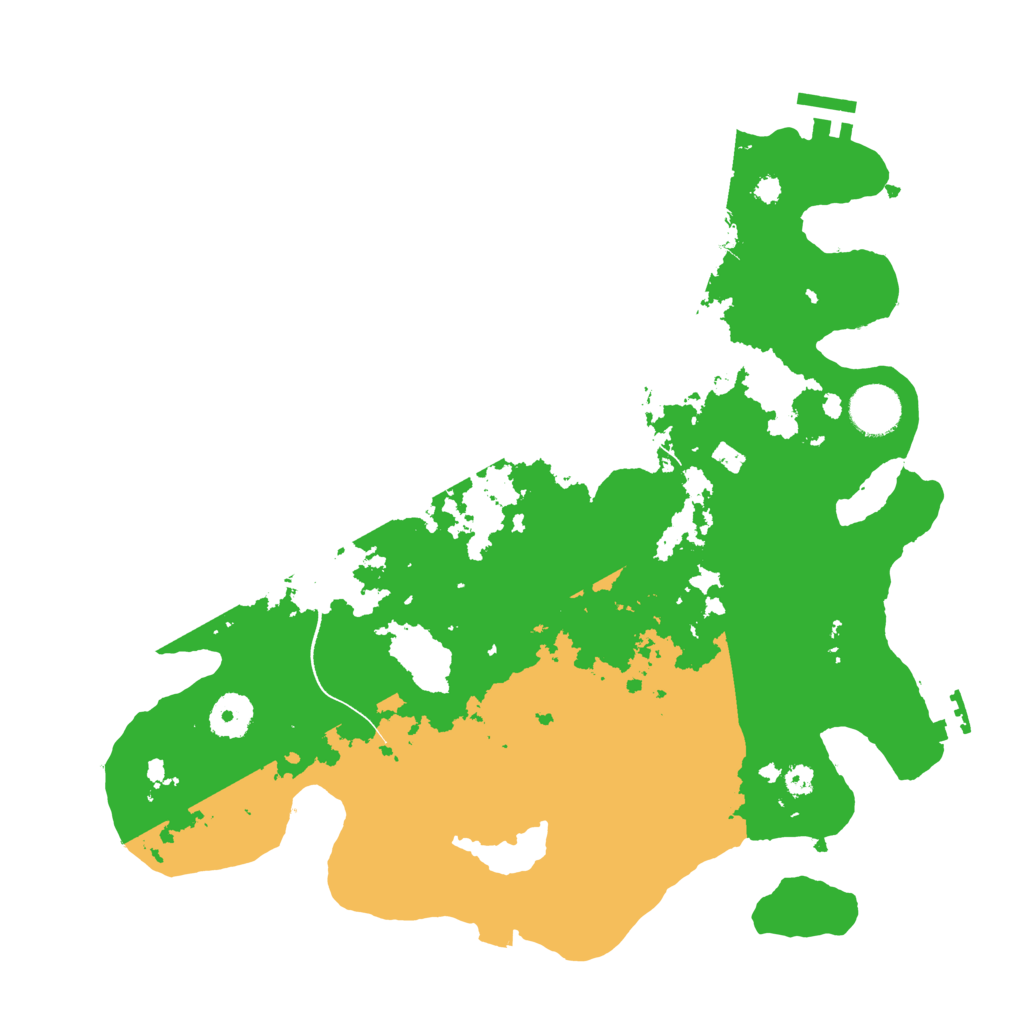 Biome Rust Map: Procedural Map, Size: 3500, Seed: 194756797