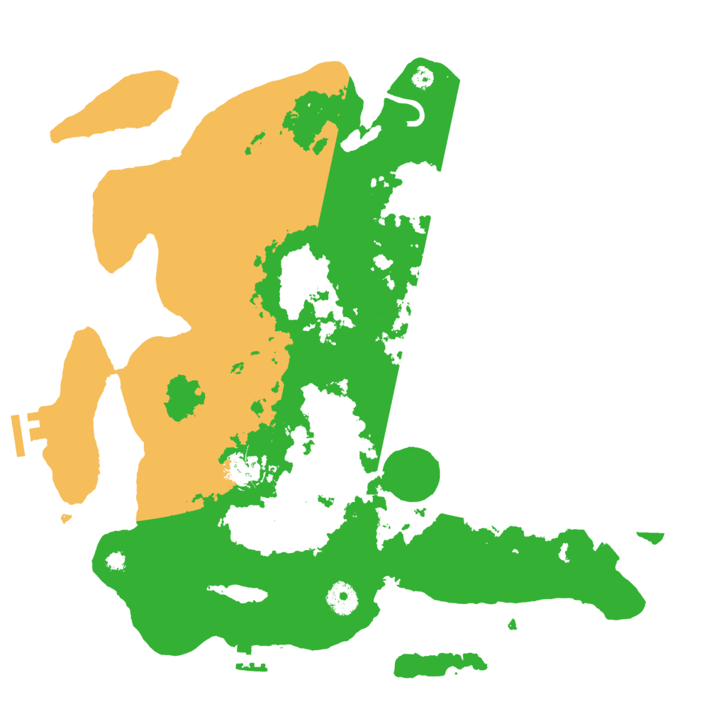 Biome Rust Map: Procedural Map, Size: 3500, Seed: 14592