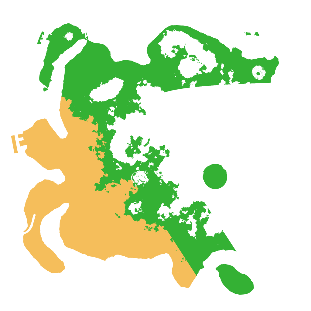 Biome Rust Map: Procedural Map, Size: 3500, Seed: 1909656195