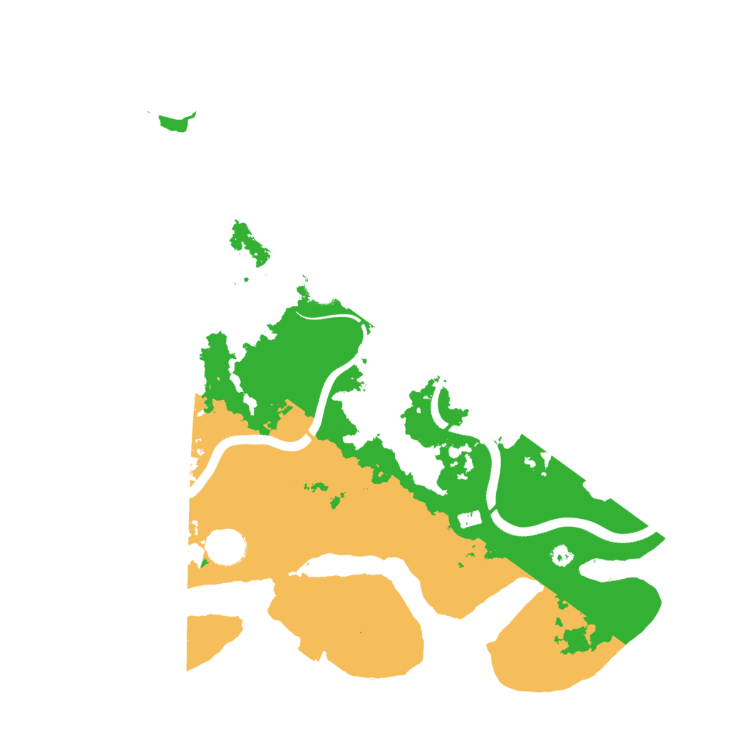 Biome Rust Map: Procedural Map, Size: 3500, Seed: 906148104