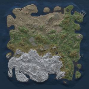 Thumbnail Rust Map: Procedural Map, Size: 4400, Seed: 375584671, 19 Monuments