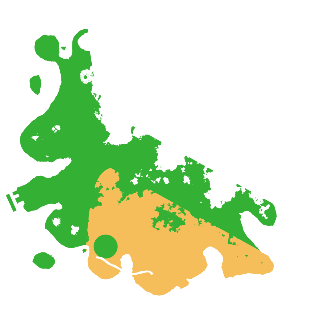 Biome Rust Map: Procedural Map, Size: 3500, Seed: 48875258