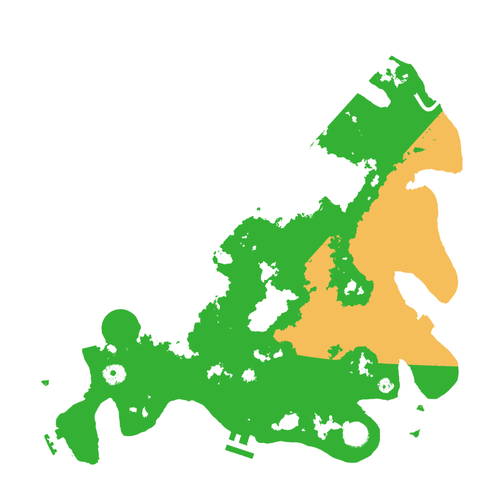 Biome Rust Map: Procedural Map, Size: 3500, Seed: 448466840