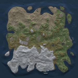 Thumbnail Rust Map: Procedural Map, Size: 4250, Seed: 335372079, 19 Monuments