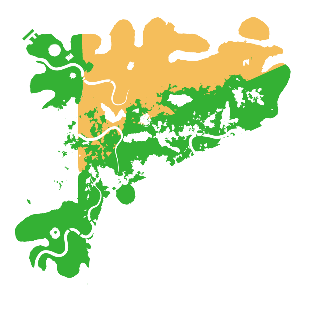 Biome Rust Map: Procedural Map, Size: 4500, Seed: 1759634471