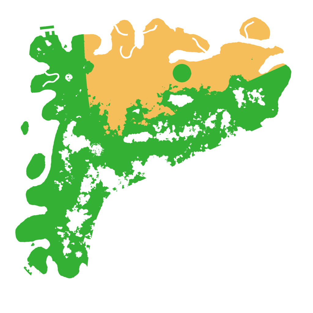 Biome Rust Map: Procedural Map, Size: 4500, Seed: 1759634471