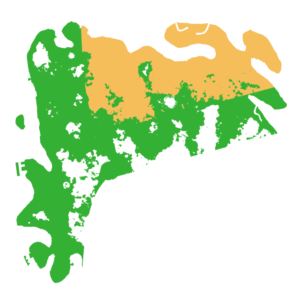 Biome Rust Map: Procedural Map, Size: 4500, Seed: 2095833774
