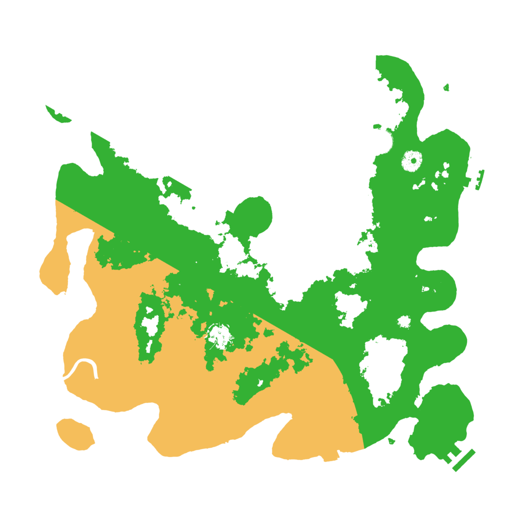 Biome Rust Map: Procedural Map, Size: 3700, Seed: 1096791786