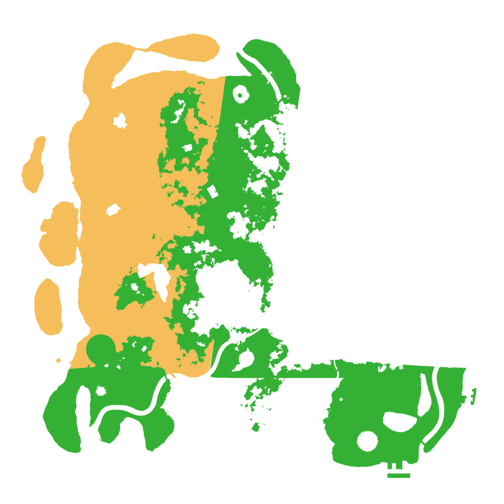 Biome Rust Map: Procedural Map, Size: 4500, Seed: 5368042