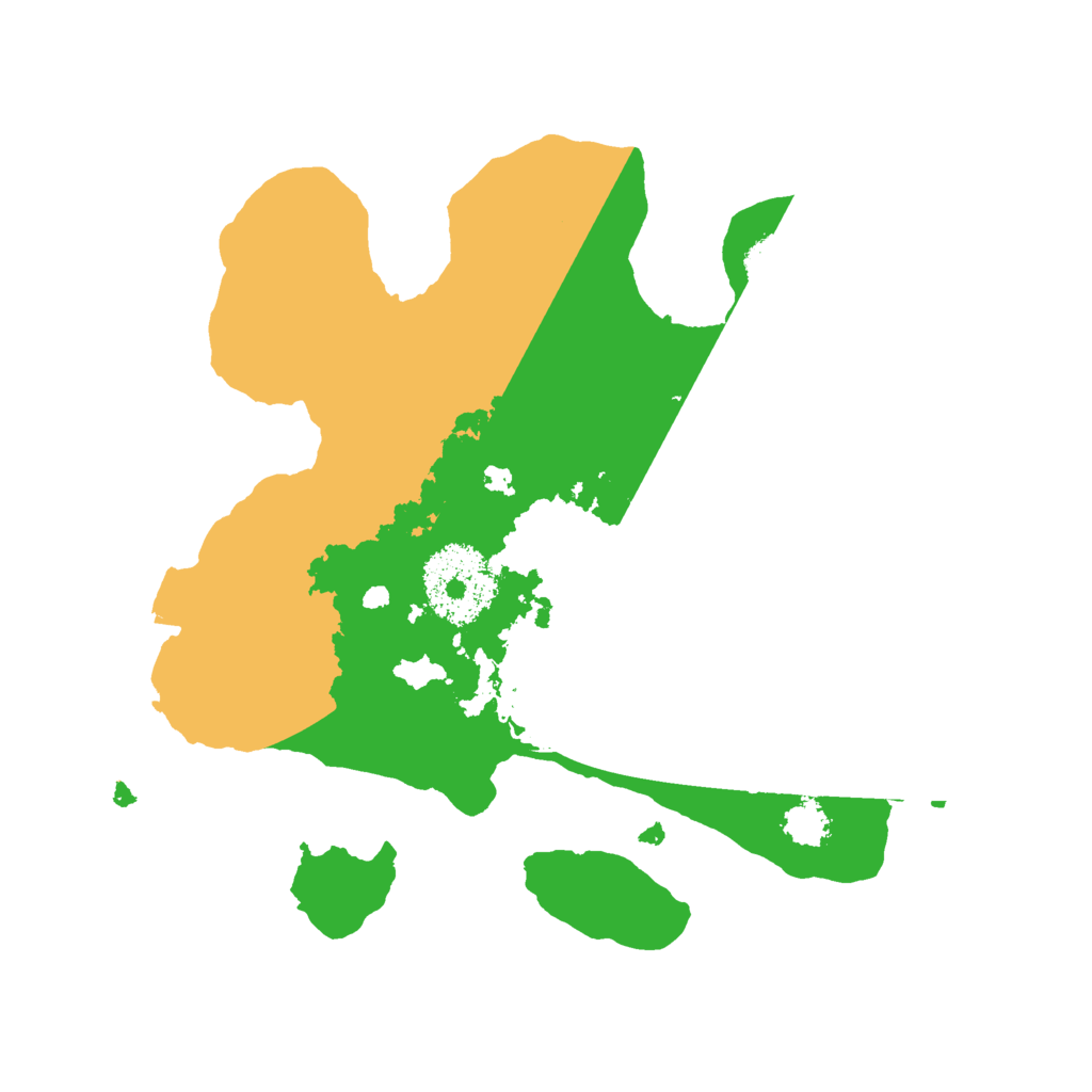 Biome Rust Map: Procedural Map, Size: 2200, Seed: 45567