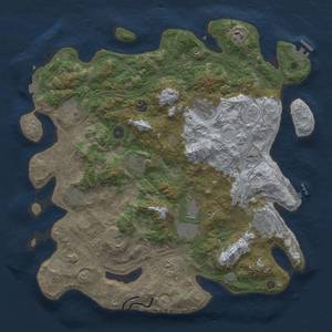 Thumbnail Rust Map: Procedural Map, Size: 4250, Seed: 985235423, 19 Monuments