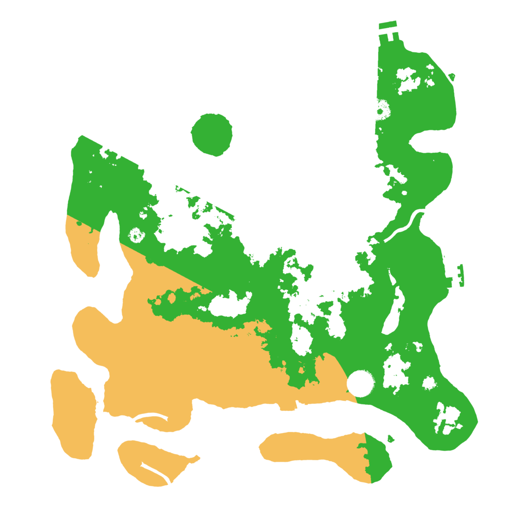 Biome Rust Map: Procedural Map, Size: 3500, Seed: 137565305