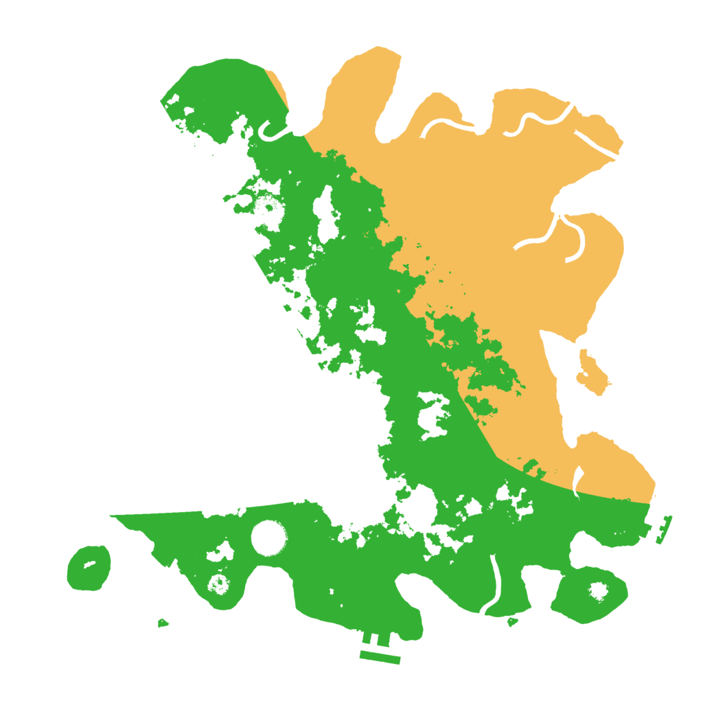 Biome Rust Map: Procedural Map, Size: 3500, Seed: 1864652511