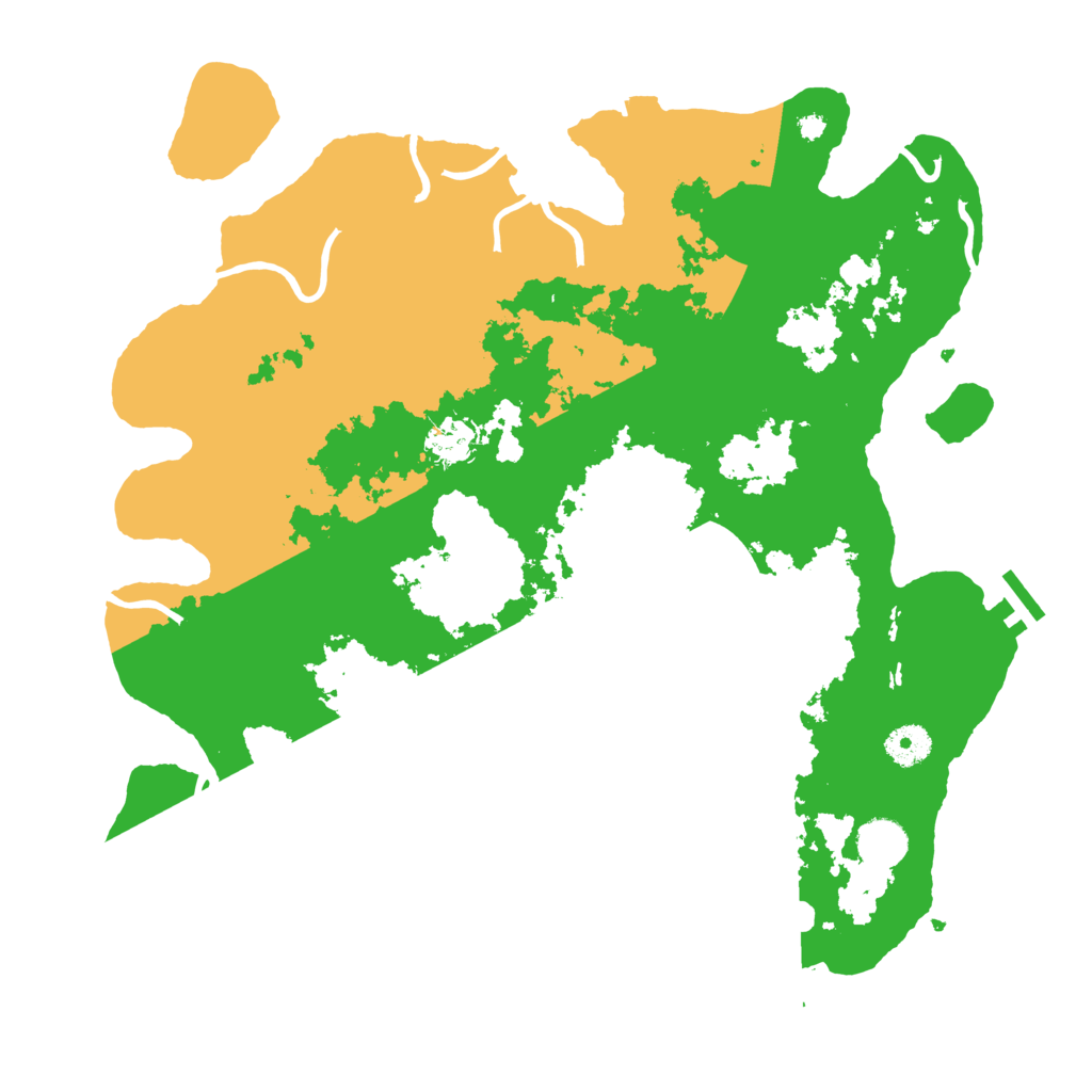 Biome Rust Map: Procedural Map, Size: 3850, Seed: 590397650