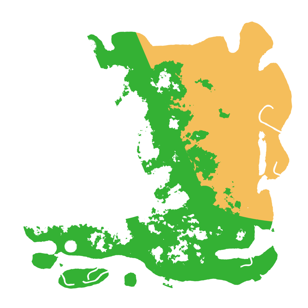 Biome Rust Map: Procedural Map, Size: 4500, Seed: 2119827413
