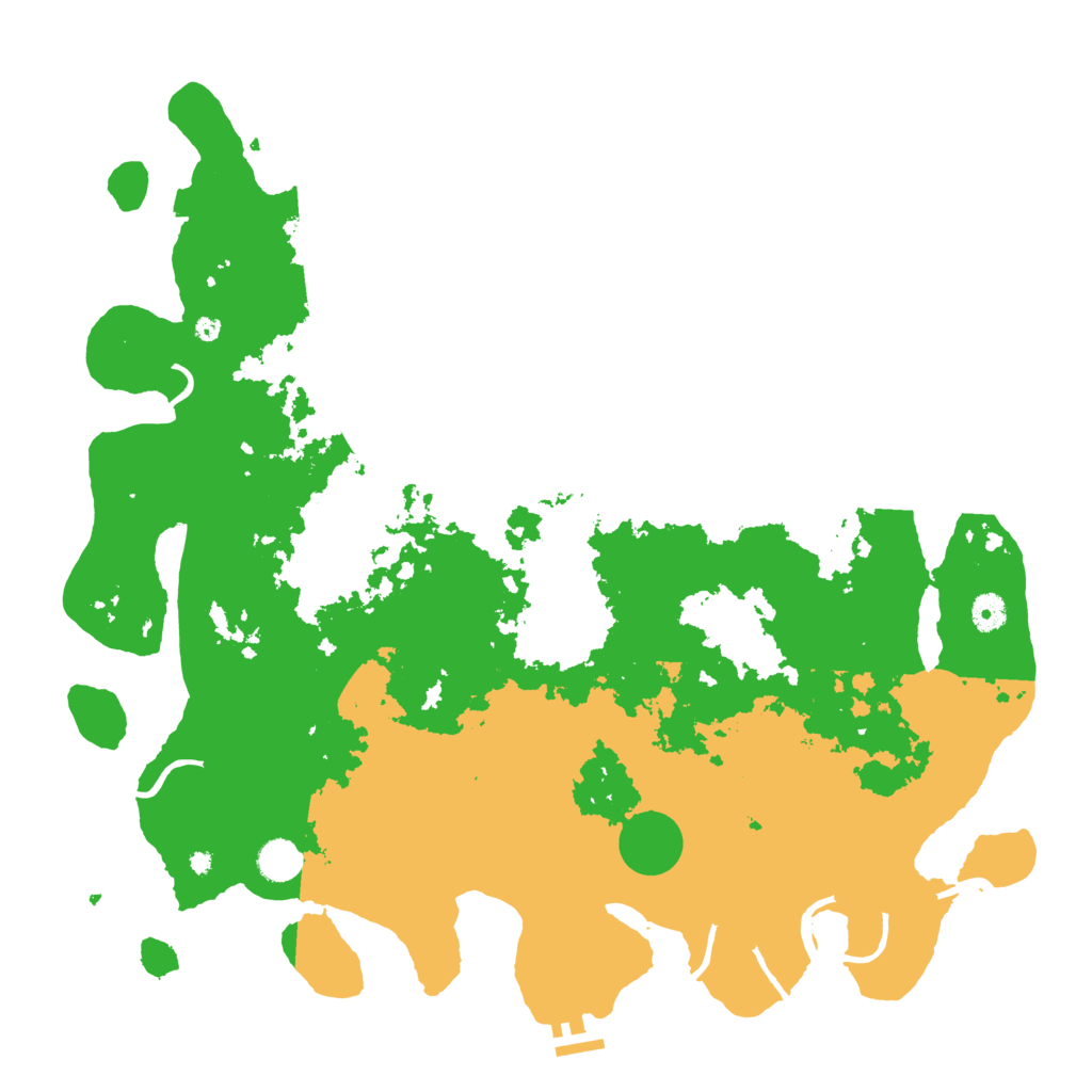 Biome Rust Map: Procedural Map, Size: 4500, Seed: 1755730348