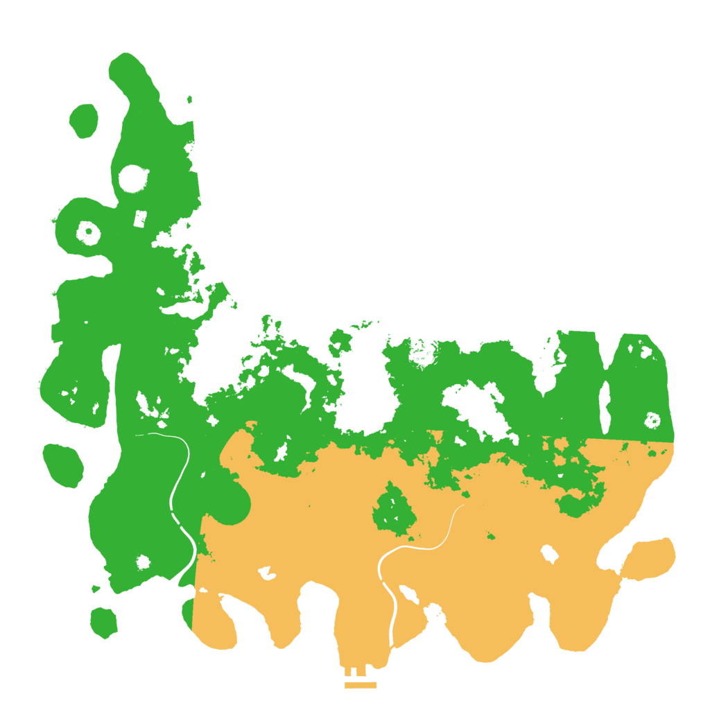 Biome Rust Map: Procedural Map, Size: 4500, Seed: 1755730348