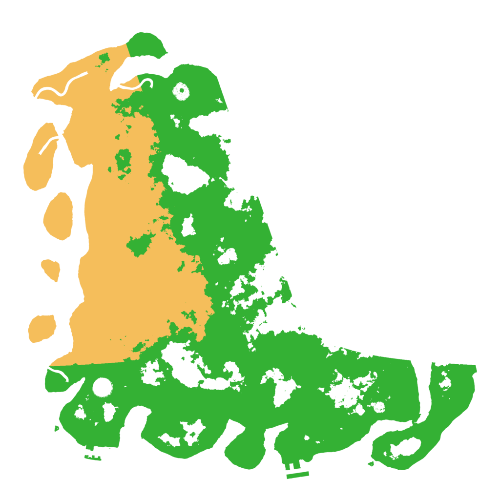 Biome Rust Map: Procedural Map, Size: 4500, Seed: 1001580858