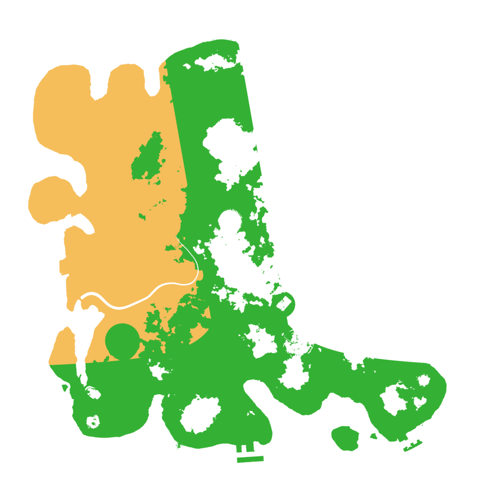 Biome Rust Map: Procedural Map, Size: 3800, Seed: 1131329554