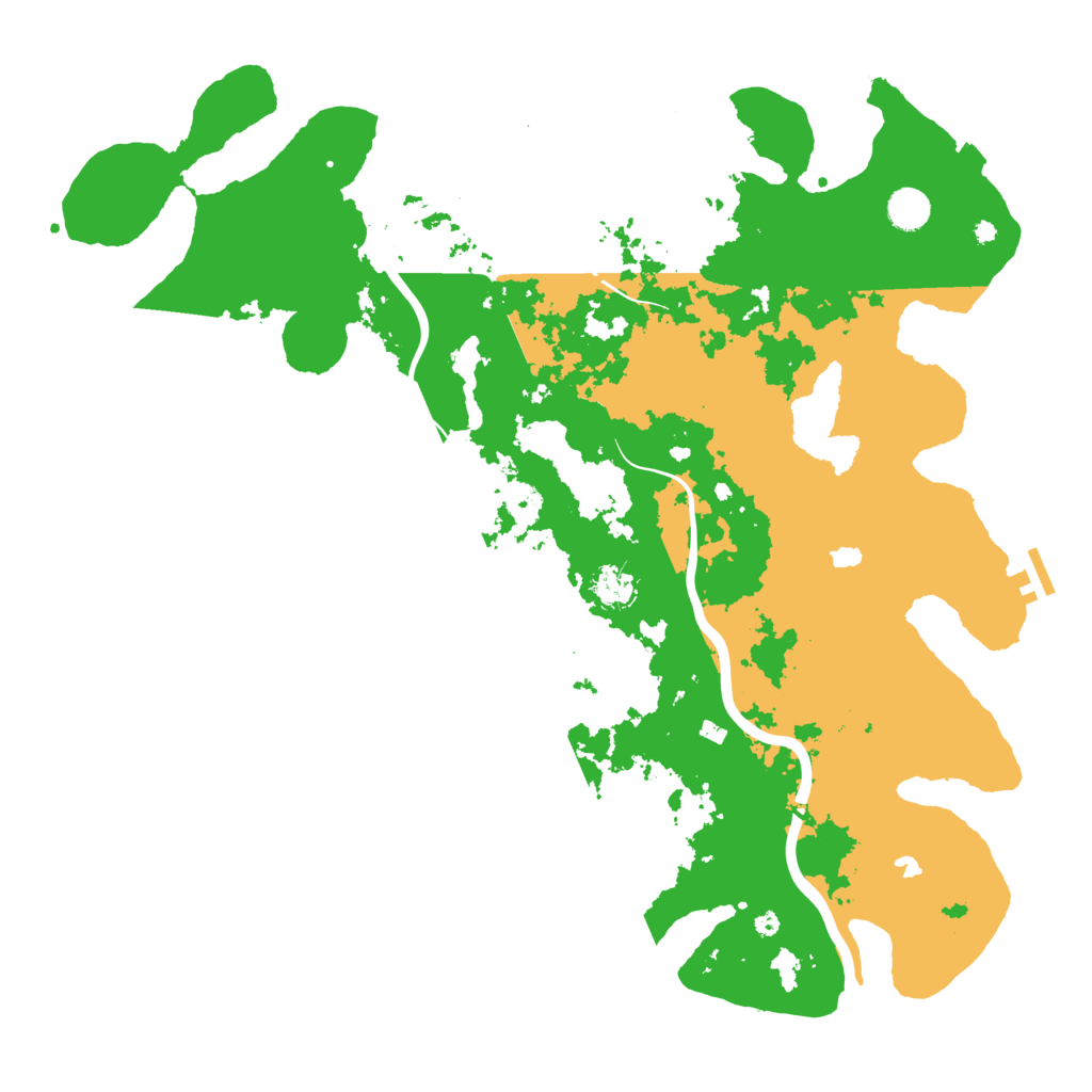 Biome Rust Map: Procedural Map, Size: 4500, Seed: 467471731