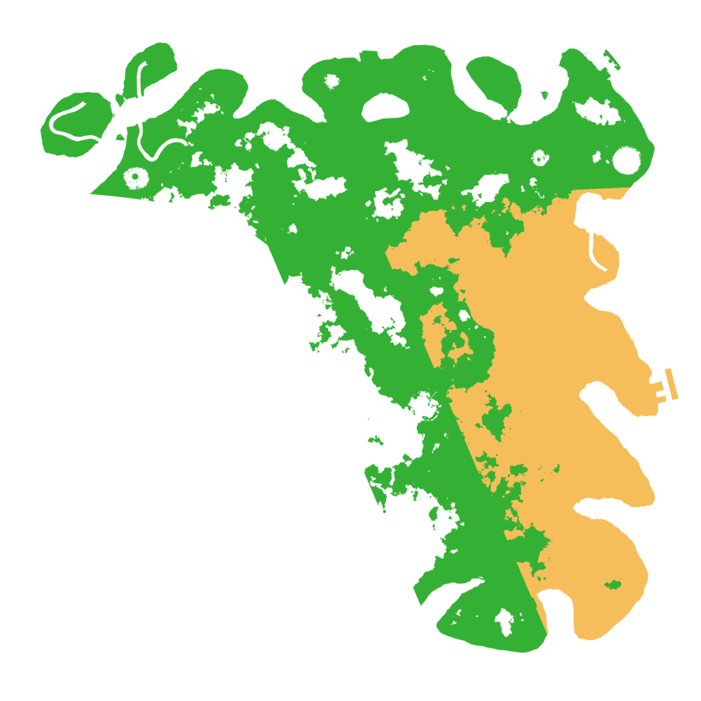 Biome Rust Map: Procedural Map, Size: 4500, Seed: 467471731