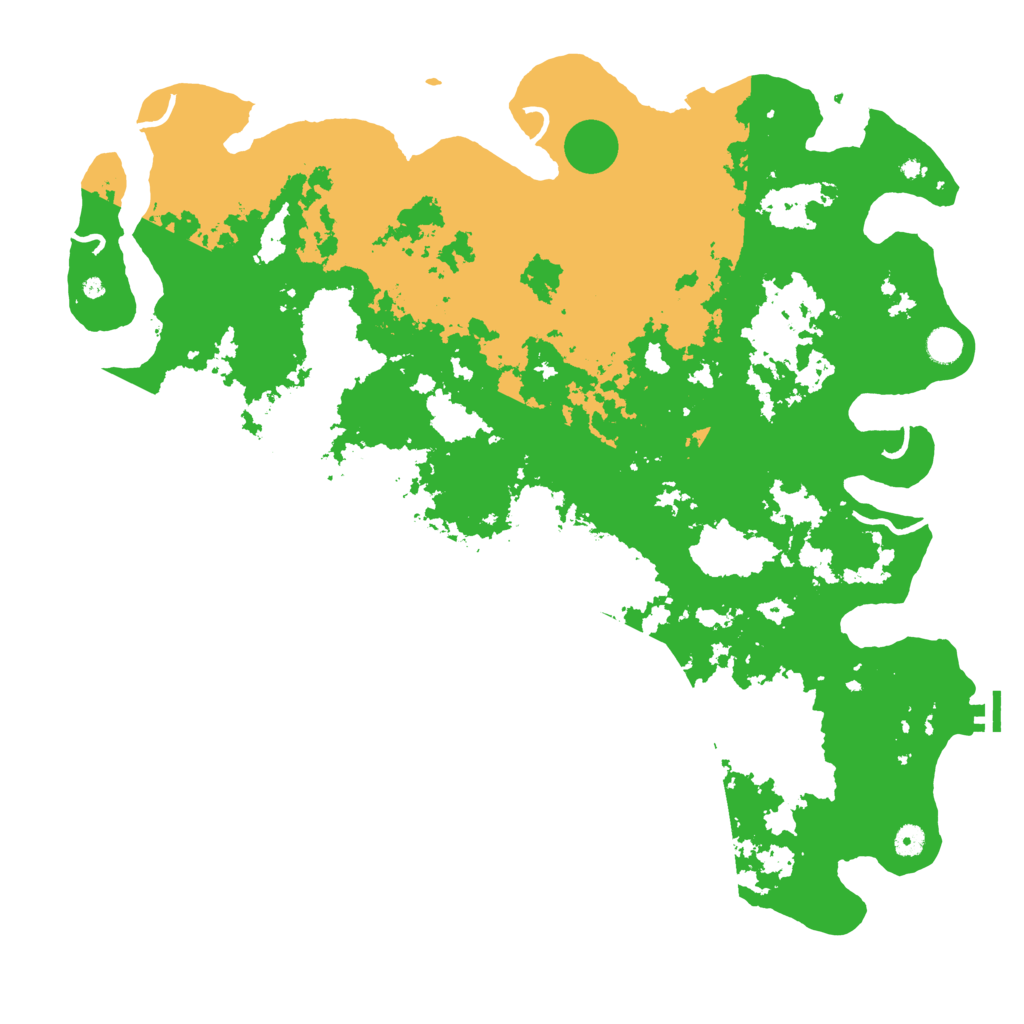 Biome Rust Map: Procedural Map, Size: 5000, Seed: 75757