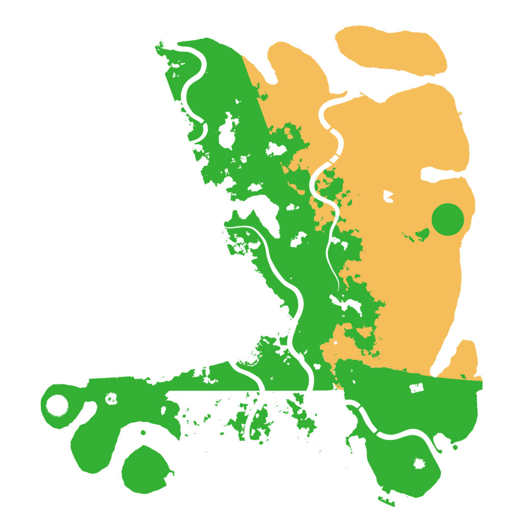 Biome Rust Map: Procedural Map, Size: 4250, Seed: 711449588
