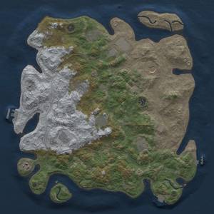 Thumbnail Rust Map: Procedural Map, Size: 4250, Seed: 711449588, 19 Monuments