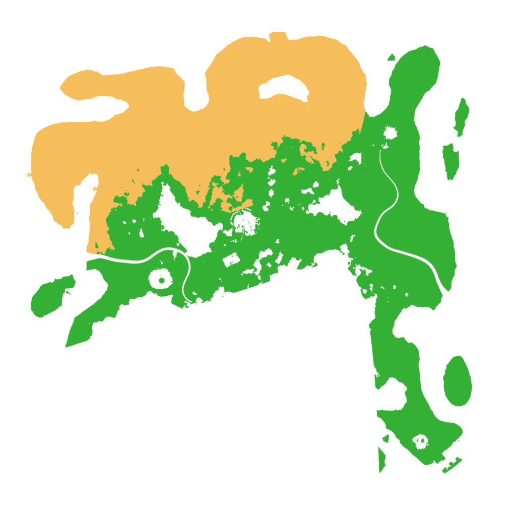 Biome Rust Map: Procedural Map, Size: 3500, Seed: 1646877108