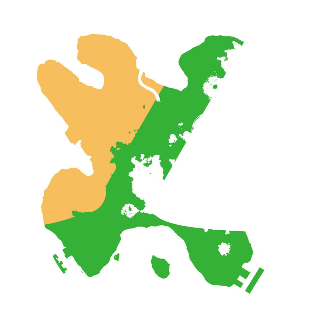 Biome Rust Map: Procedural Map, Size: 2300, Seed: 196786343