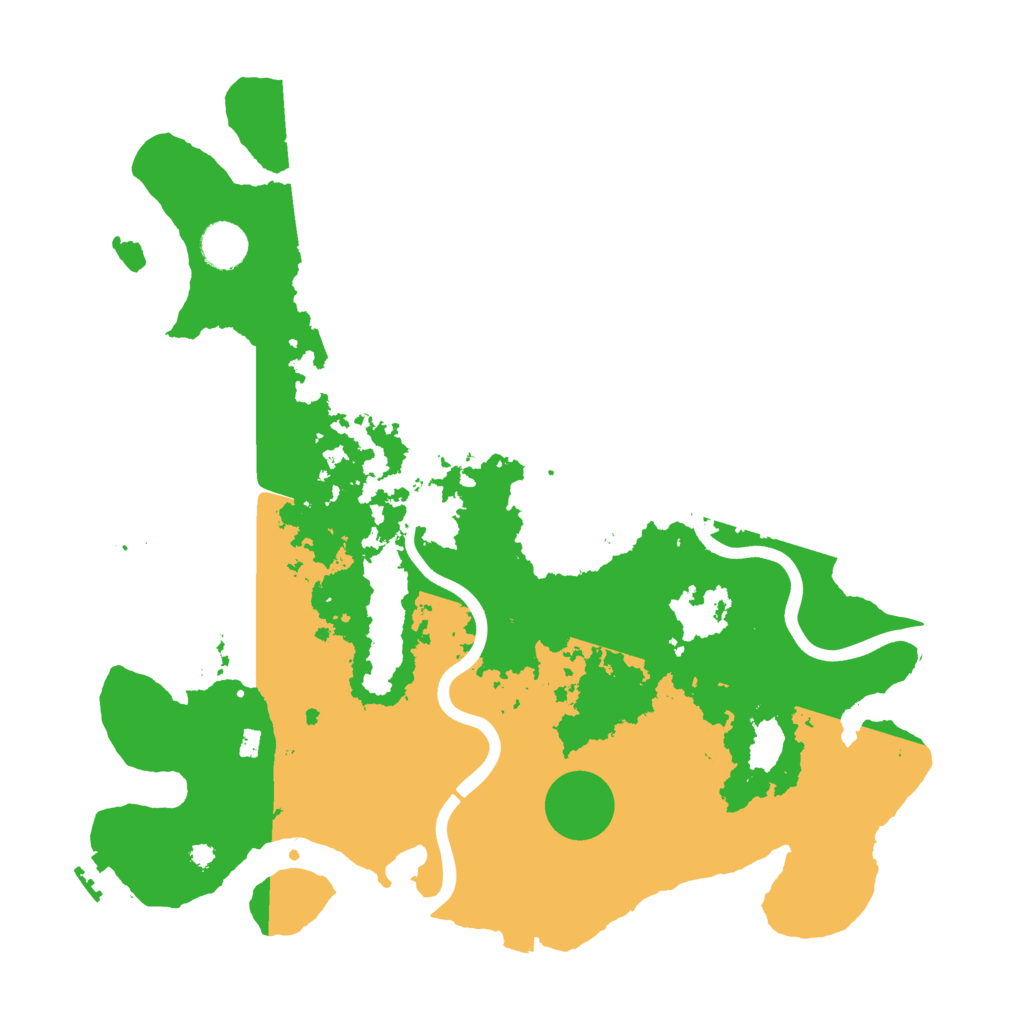 Biome Rust Map: Procedural Map, Size: 3895, Seed: 13825