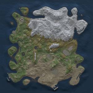 Thumbnail Rust Map: Procedural Map, Size: 3895, Seed: 13825, 17 Monuments