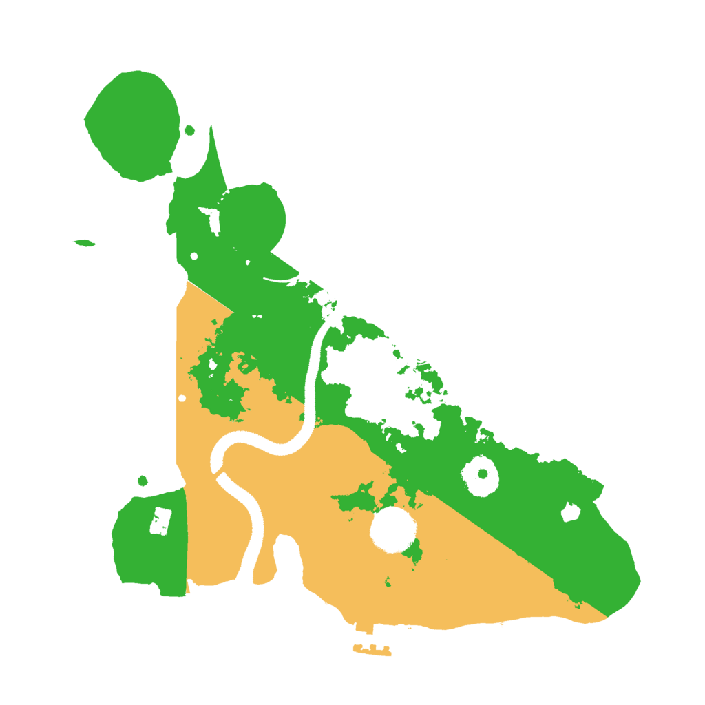 Biome Rust Map: Procedural Map, Size: 2800, Seed: 95254701