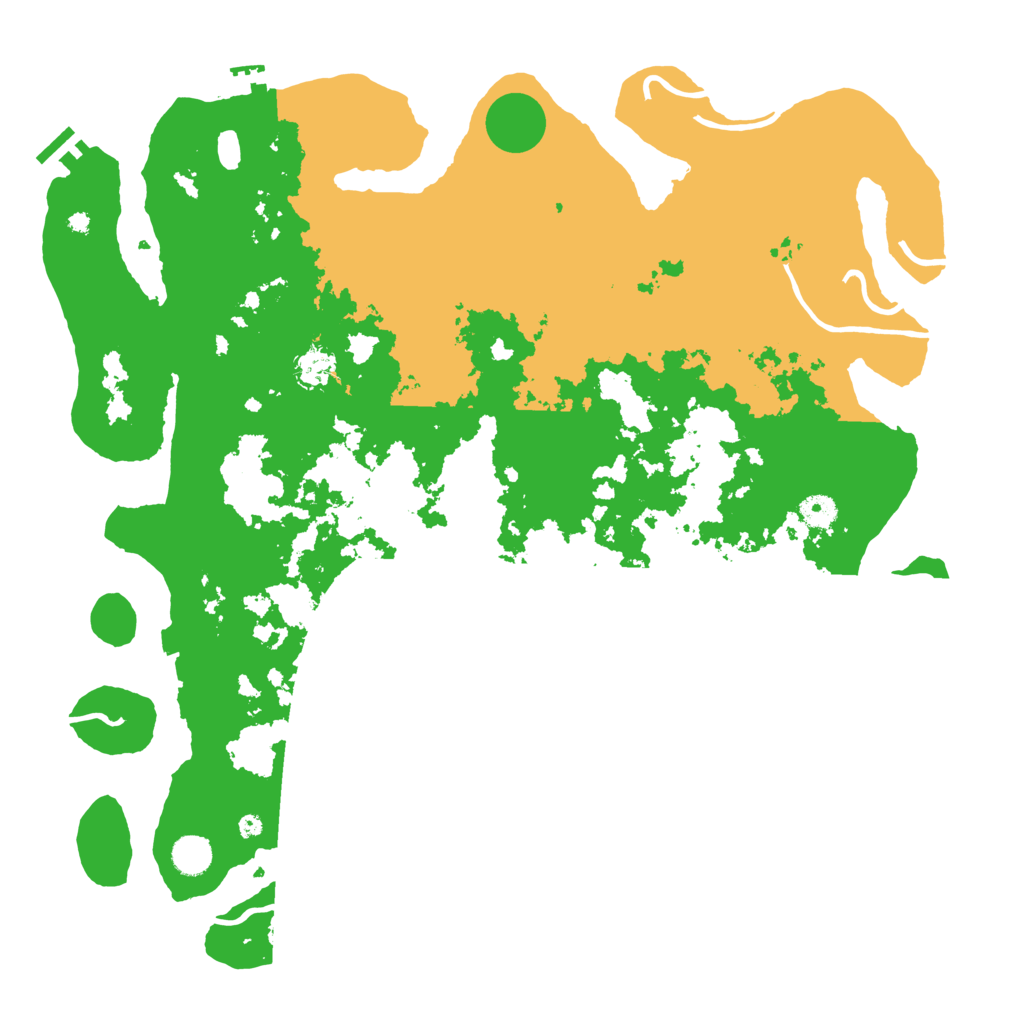 Biome Rust Map: Procedural Map, Size: 4500, Seed: 558955