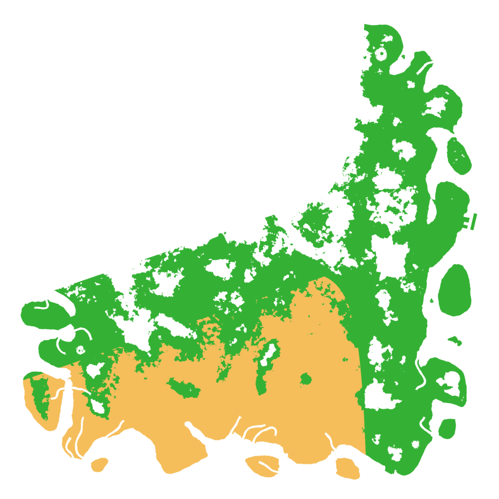 Biome Rust Map: Procedural Map, Size: 6000, Seed: 103555947