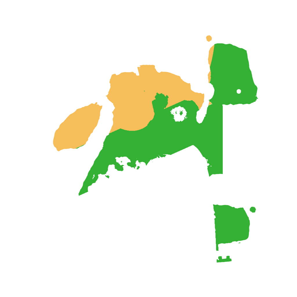 Biome Rust Map: Procedural Map, Size: 2000, Seed: 1382627655