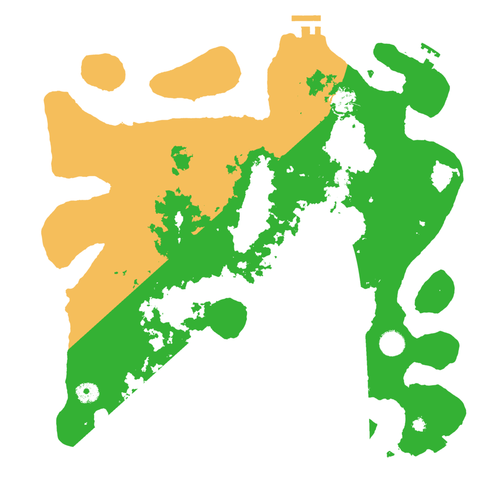 Biome Rust Map: Procedural Map, Size: 3500, Seed: 675627521